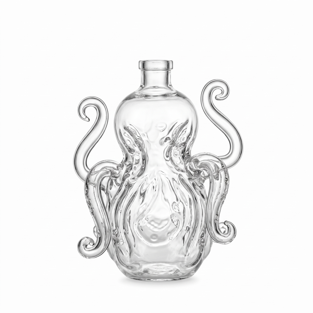 Handcrafted Nautical Crystal Wine Decanter