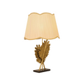 Gold Banana Leaf Marble Table Lamp