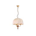 Scalloped Fabric Dome Pendant Lamp