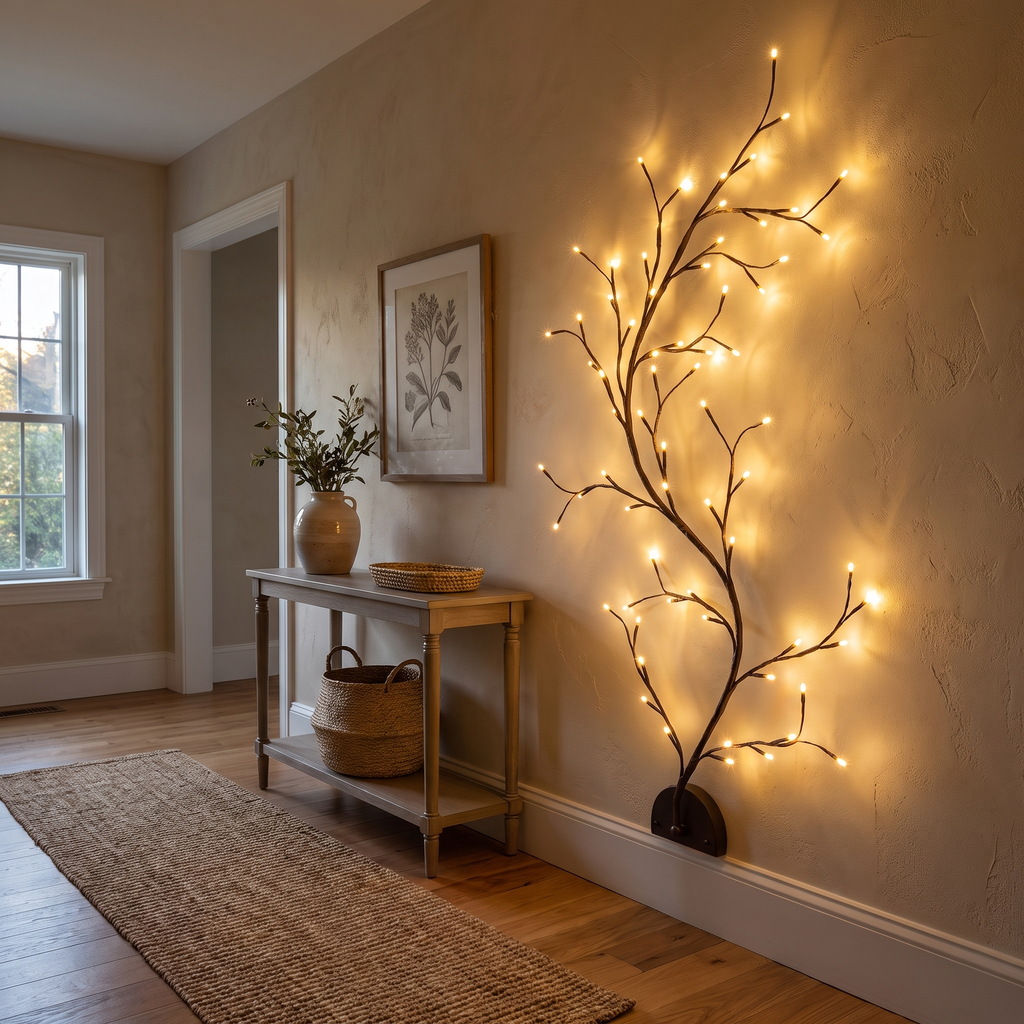 Tree Branch LED Vine Wall Light – evening glow
