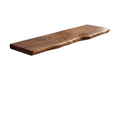 Live-Edge Solid Hardwood Floating Shelf