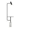 floor lamp with side table