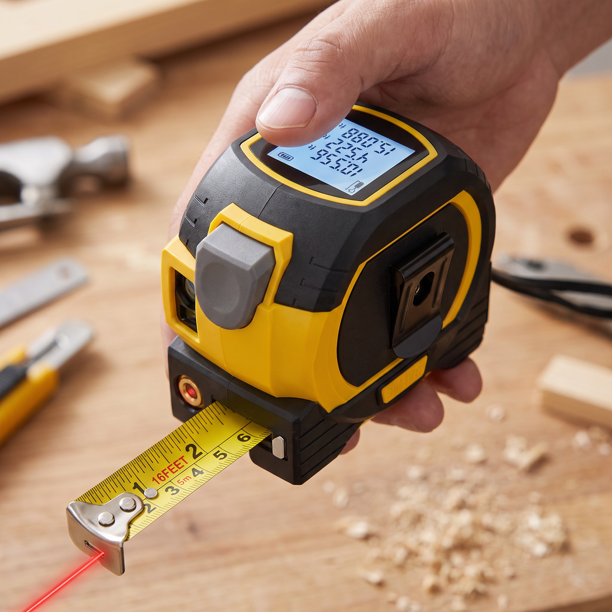 laser measuring tape