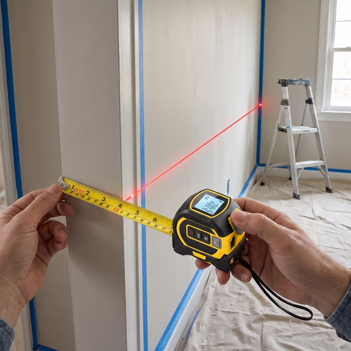 laser measuring tape