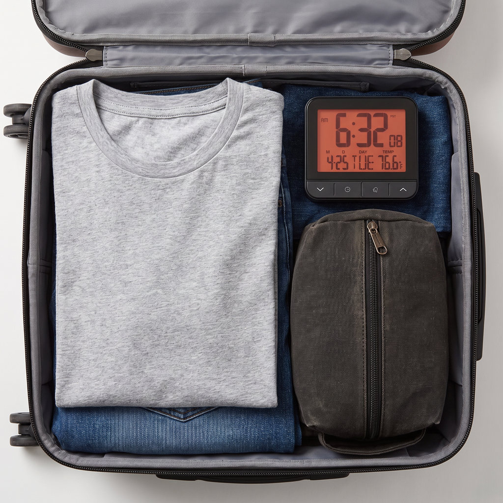 travel alarm clock