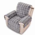 Faux Fur Bubble Recliner Cover