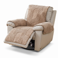 Thick Plush Wave Recliner Cover