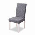 Lattice Jacquard Stretch Dining Chair Cover