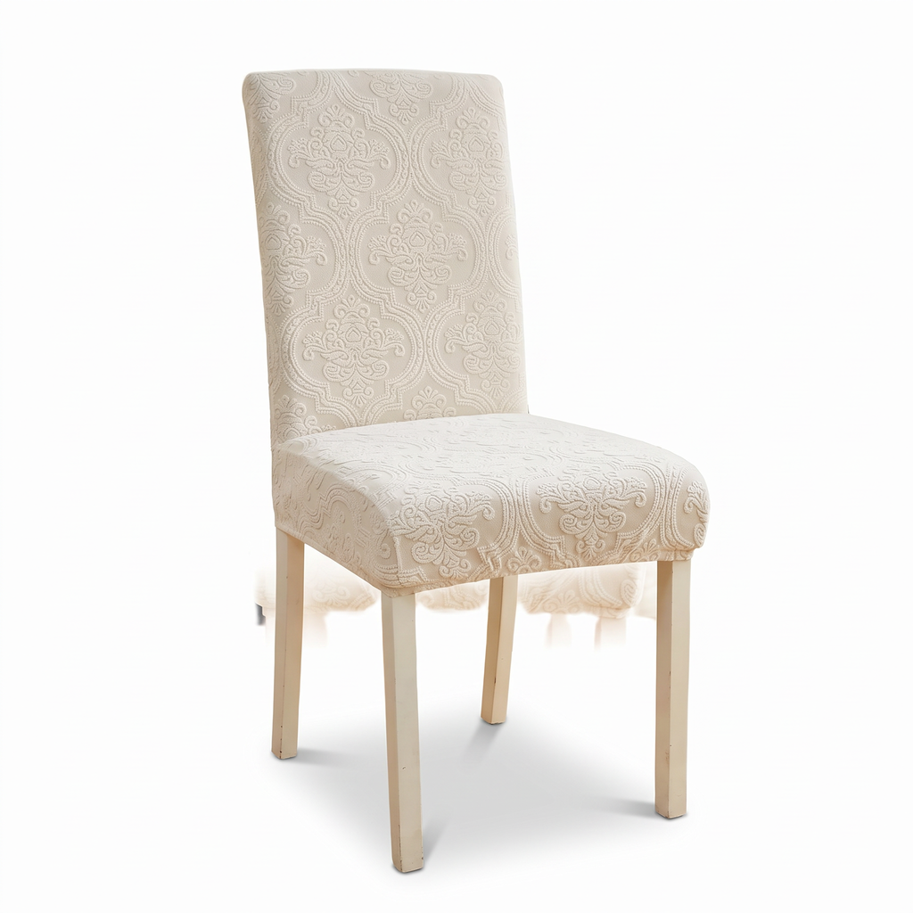 Damask Jacquard Dining Chair Slipcover