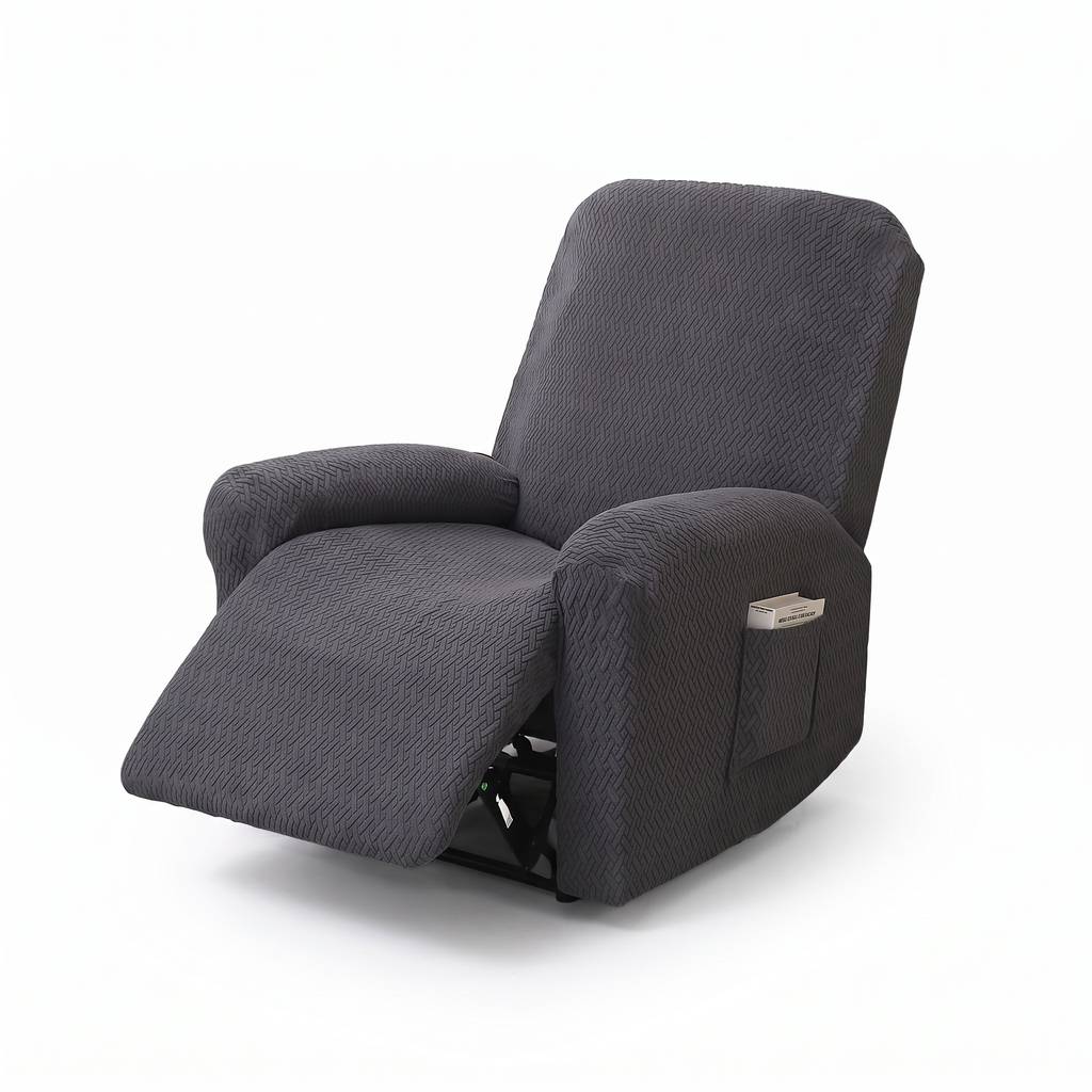 Fitted Stretch Recliner Slipcover with Pocket