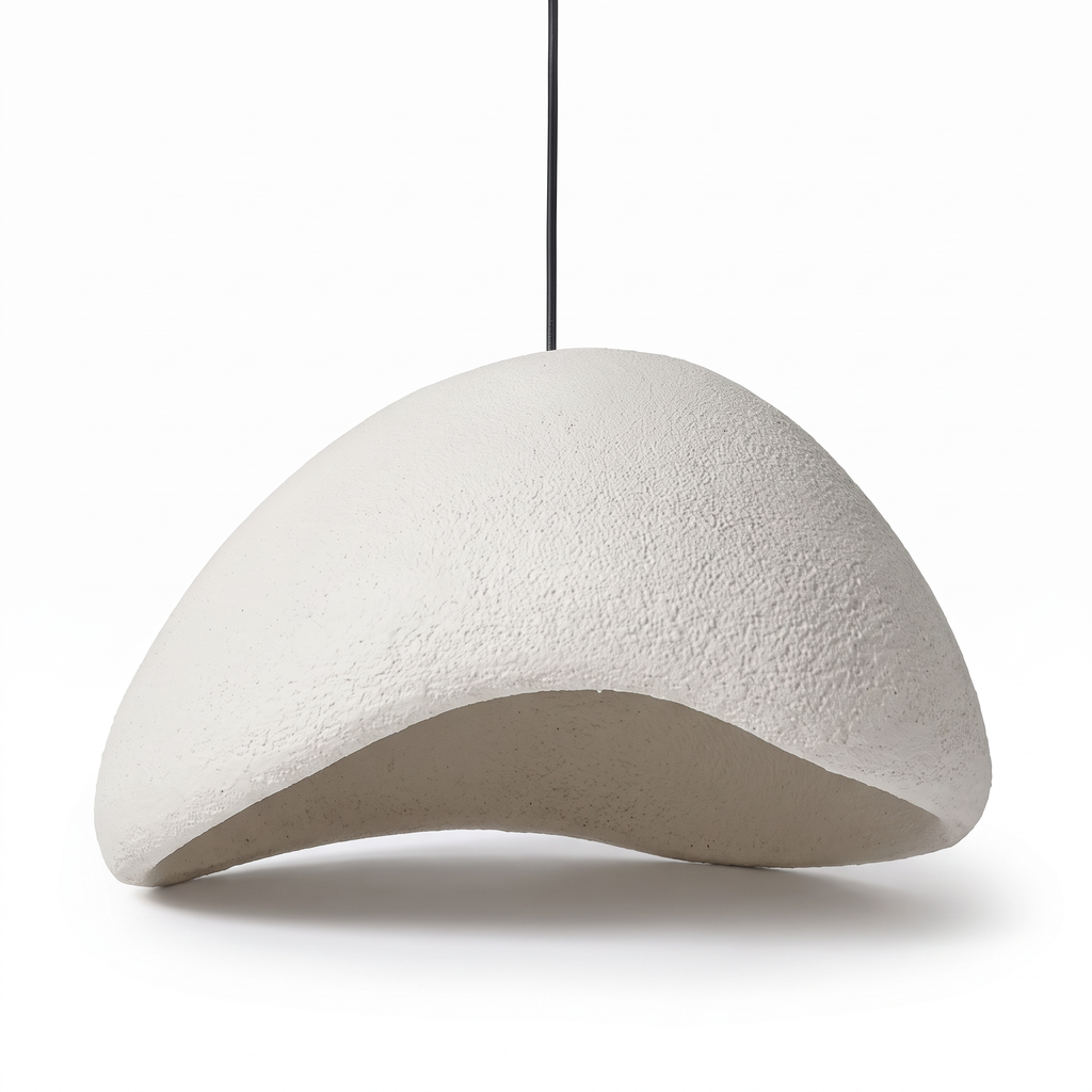 Sculptural Pebble LED Pendant Light