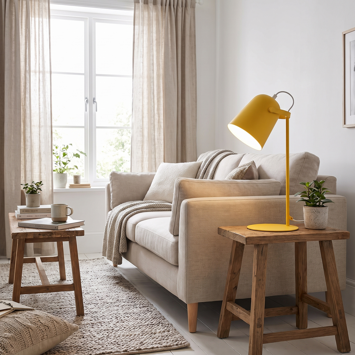 Bell Shade Metal LED Desk Lamp - styled
