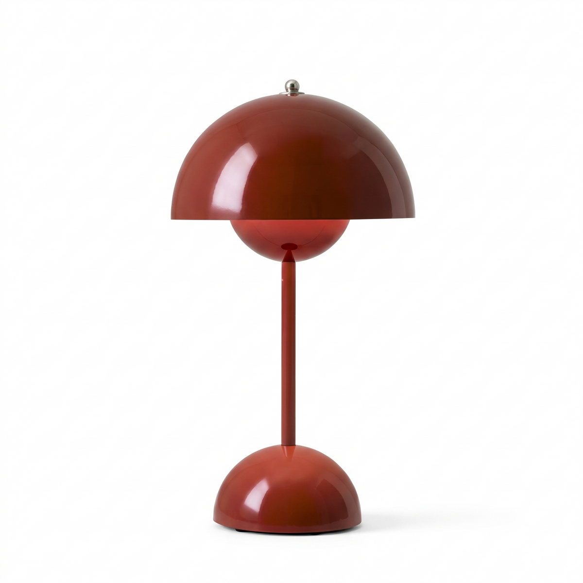 Glossy Dome Flowerpot Touch Table Lamp
