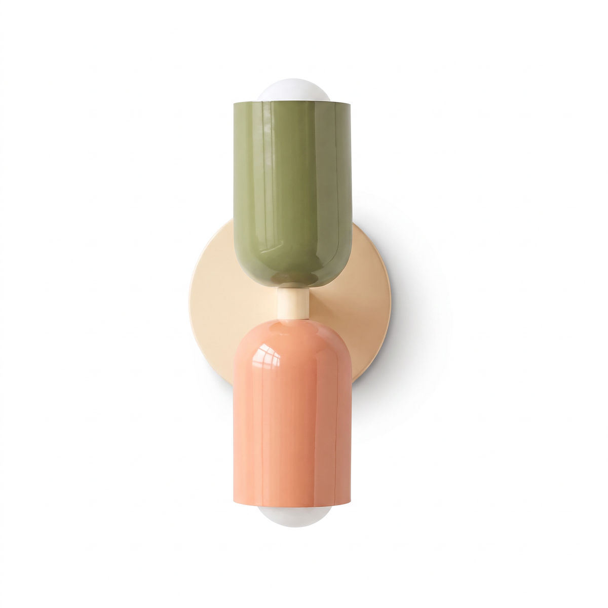 Two-Tone Pill Panel Wall Lamp