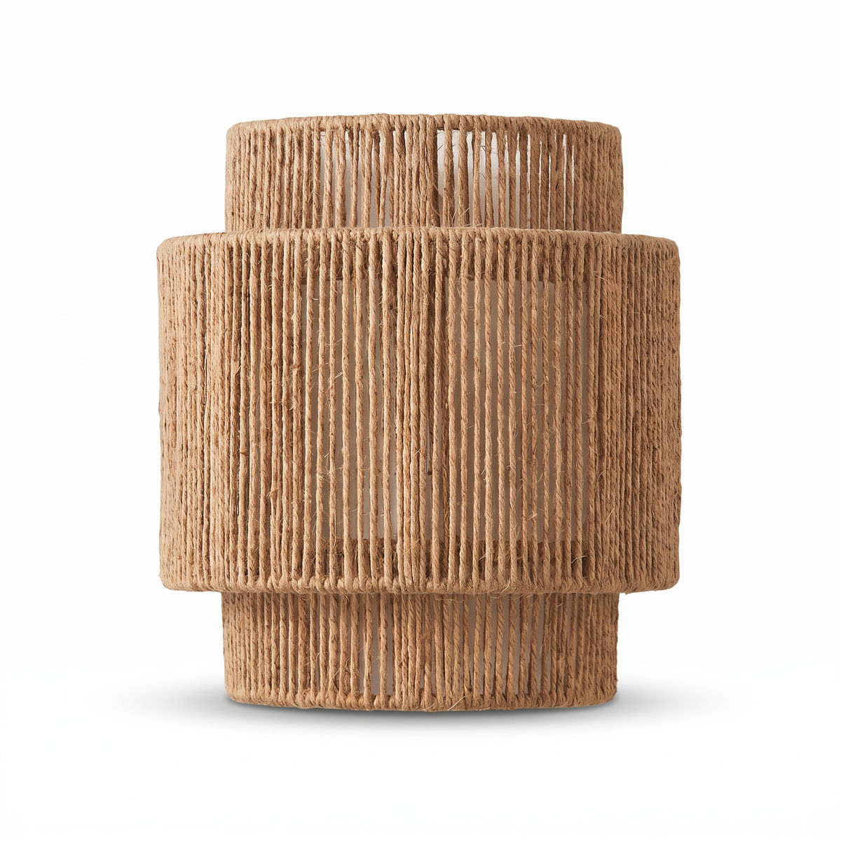 Handwoven Rattan Rope Wall Lamp