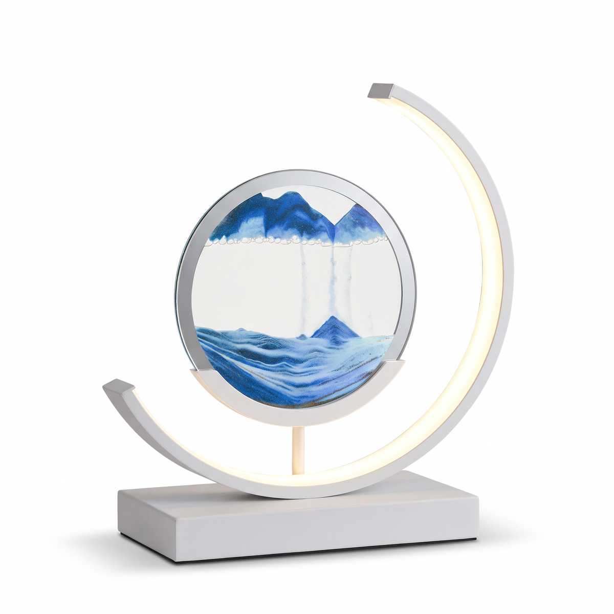 Rotating Quicksand Sand Art Table Lamp