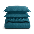 Quilted Argyle Waterproof Deep-Pocket Fitted Sheet Set