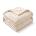 Carved Velvet Mandala Sherpa Blanket
