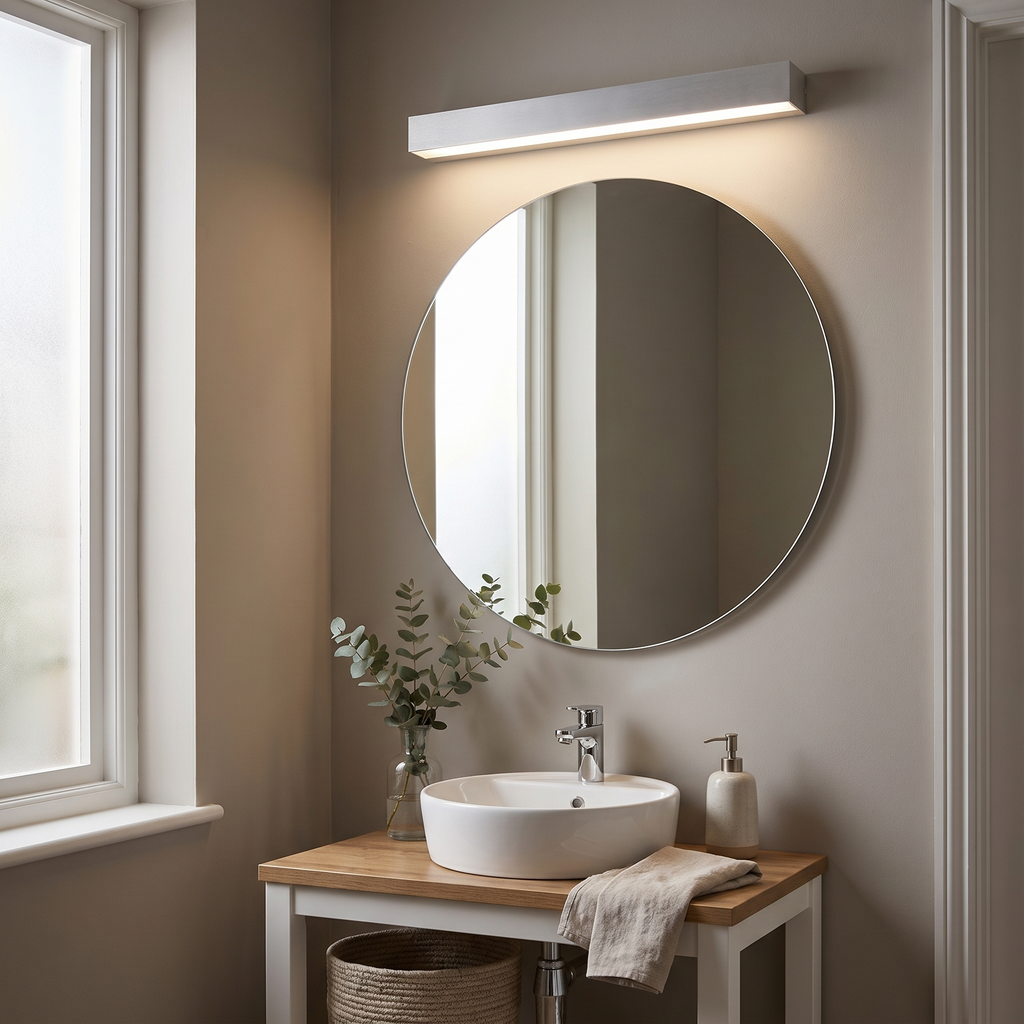 Slim Rectangular LED Vanity Light Bar - lifestyle