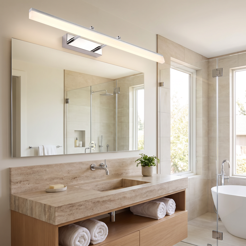 Extendable-Arm LED Mirror Vanity Light Bar - lifestyle