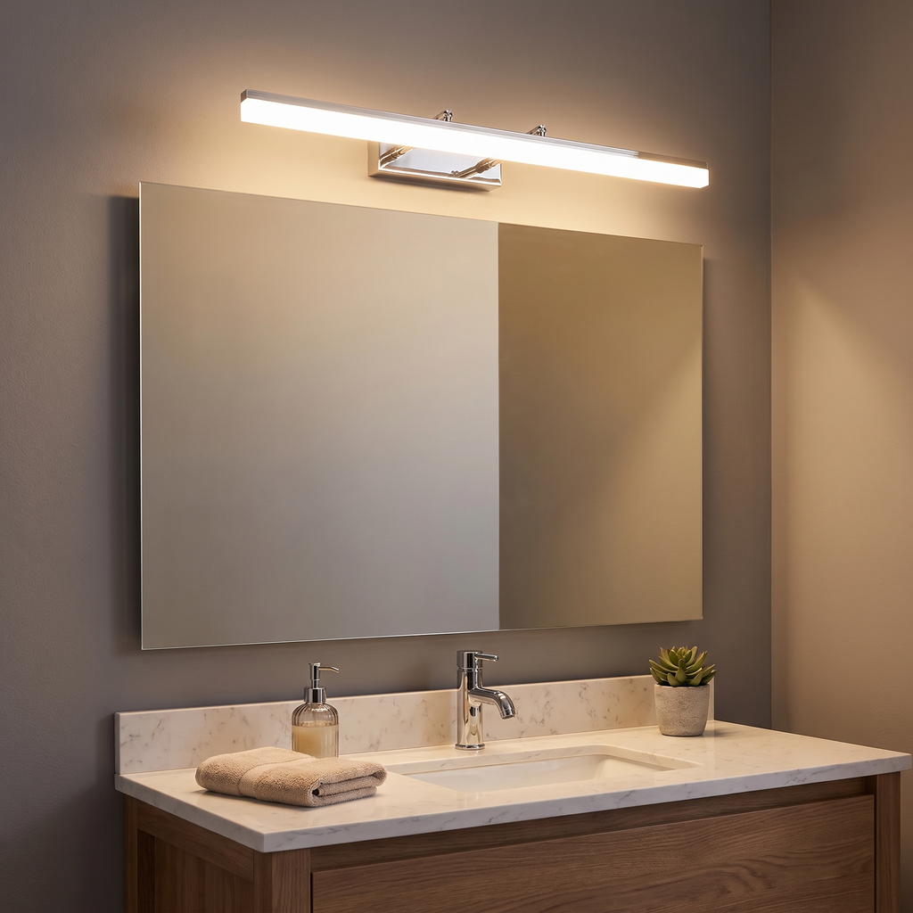 Extendable-Arm LED Mirror Vanity Light Bar - lifestyle