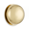 Polished Metal Orb Halo LED Wall Lamp