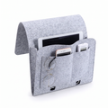 Felt Bedside Organizer with Cable Openings