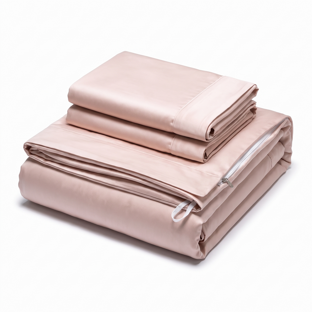 Cooling Bamboo Fiber Duvet Cover Set