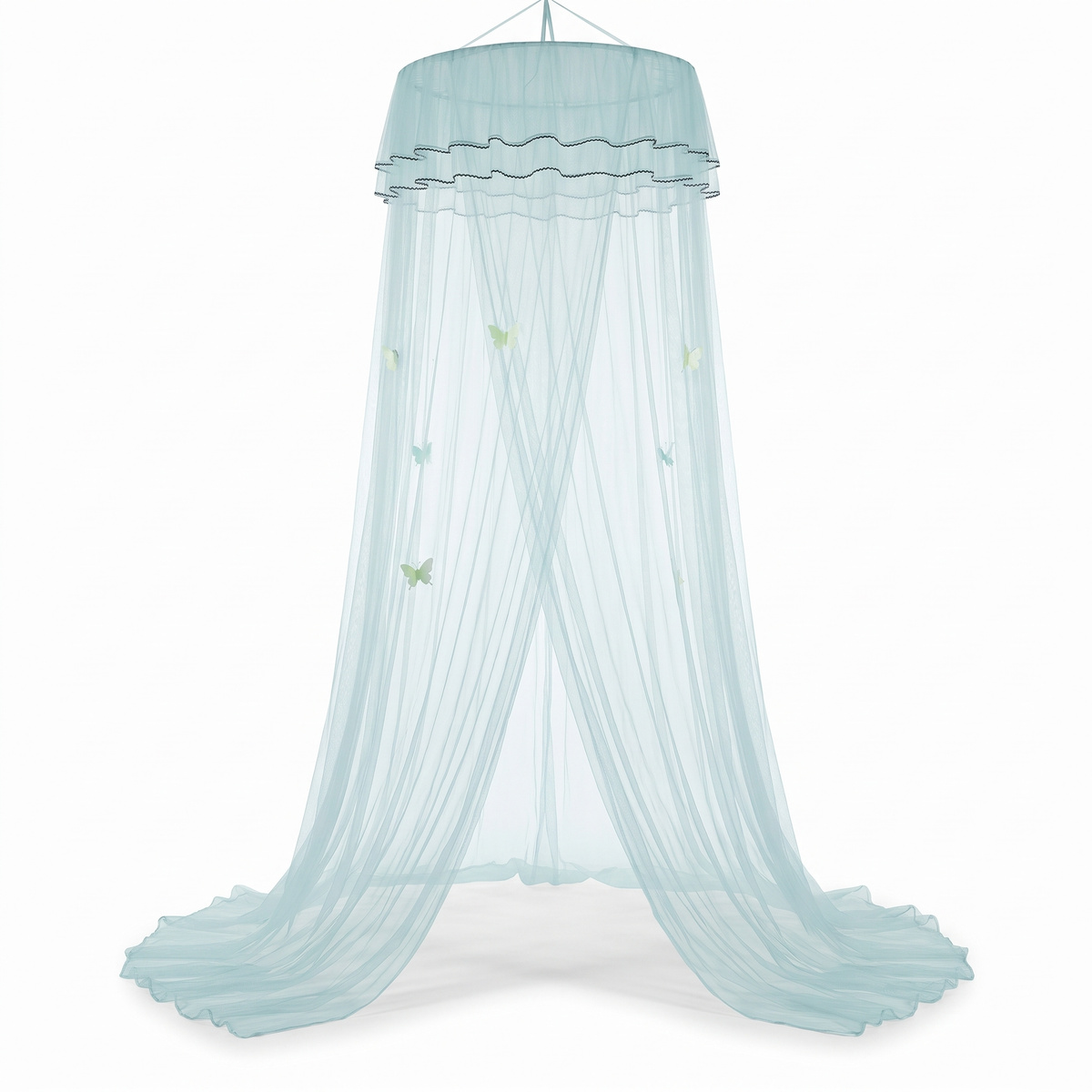 Dome Bed Canopy with Glow-in-the-Dark Butterflies
