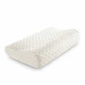 Contoured Memory Foam Neck Pillow with Bamboo Cover