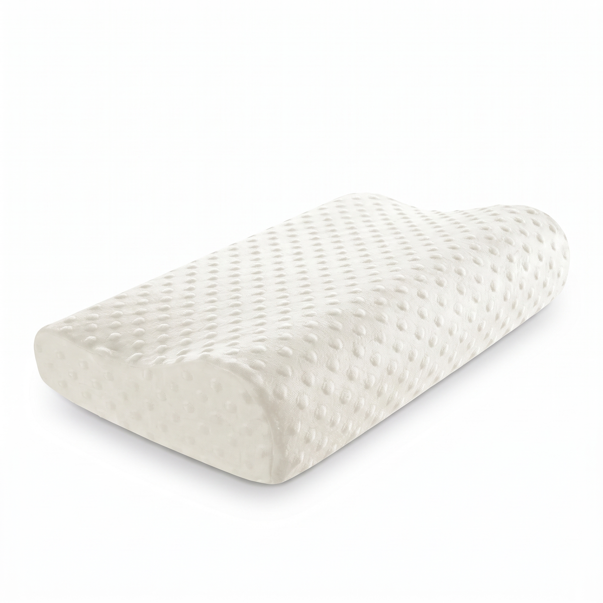 Contoured Memory Foam Neck Pillow with Bamboo Cover