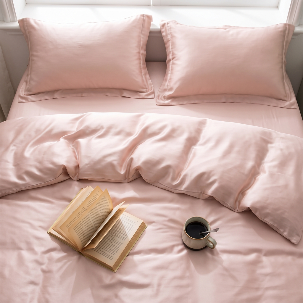 Cooling Bamboo Fiber Duvet Cover Set - lifestyle