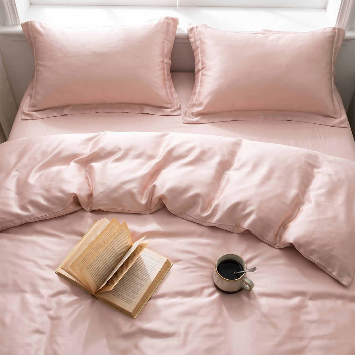 Cooling Bamboo Fiber Duvet Cover Set - lifestyle