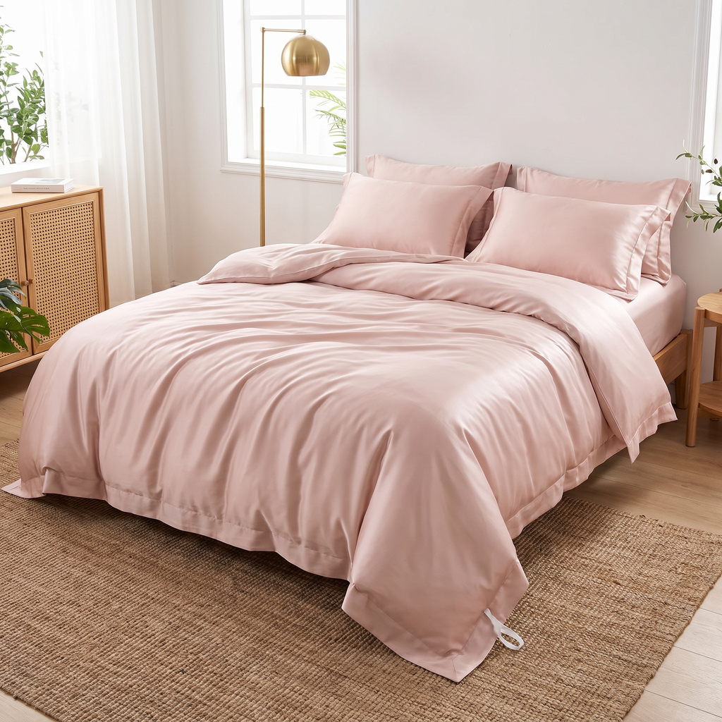 Cooling Bamboo Fiber Duvet Cover Set - lifestyle