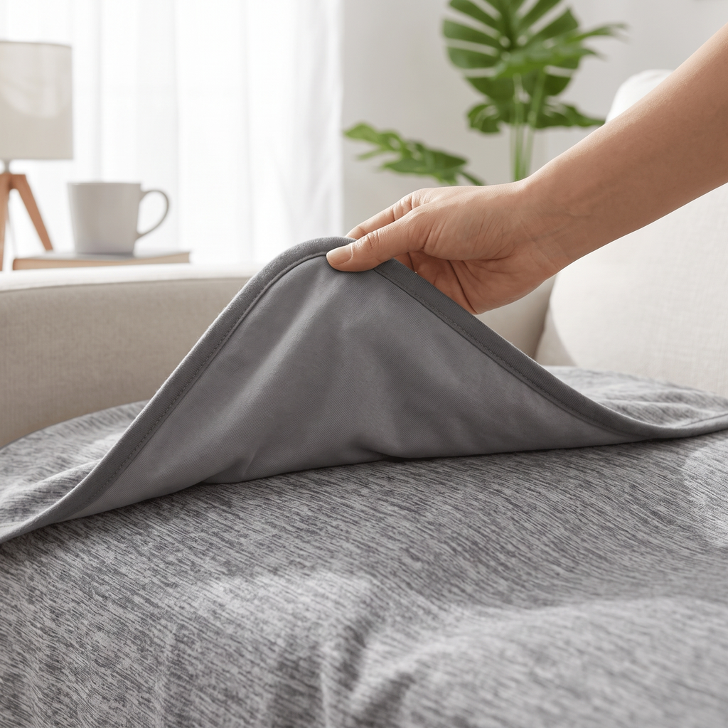 Lightweight Cooling Microfiber Blanket - lifestyle