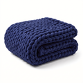 Handmade Chunky Knit Throw Blanket