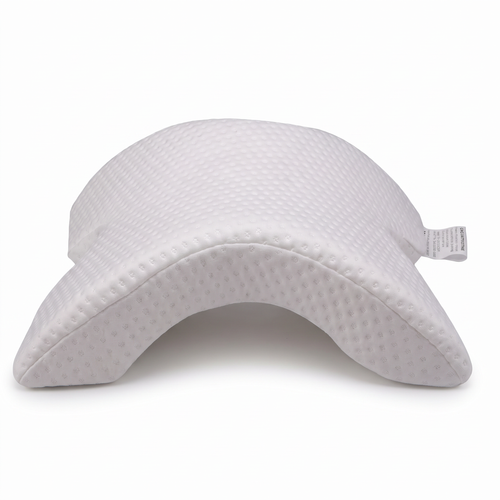 Arched Memory Foam Pillow with Arm Tunnel