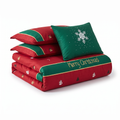 Christmas Egyptian Cotton Percale Duvet Cover Set