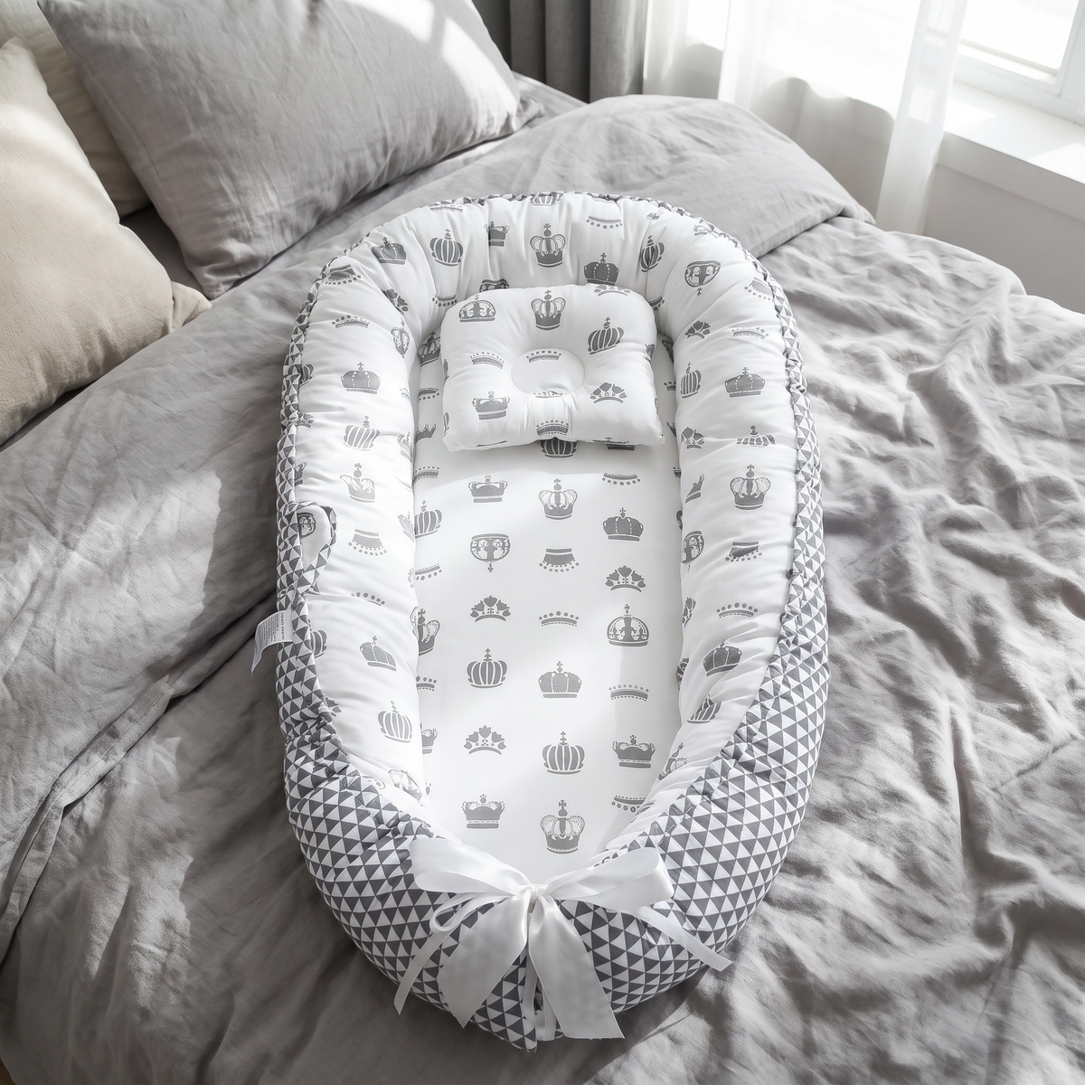 Foldable Portable Padded Baby Nest - lifestyle