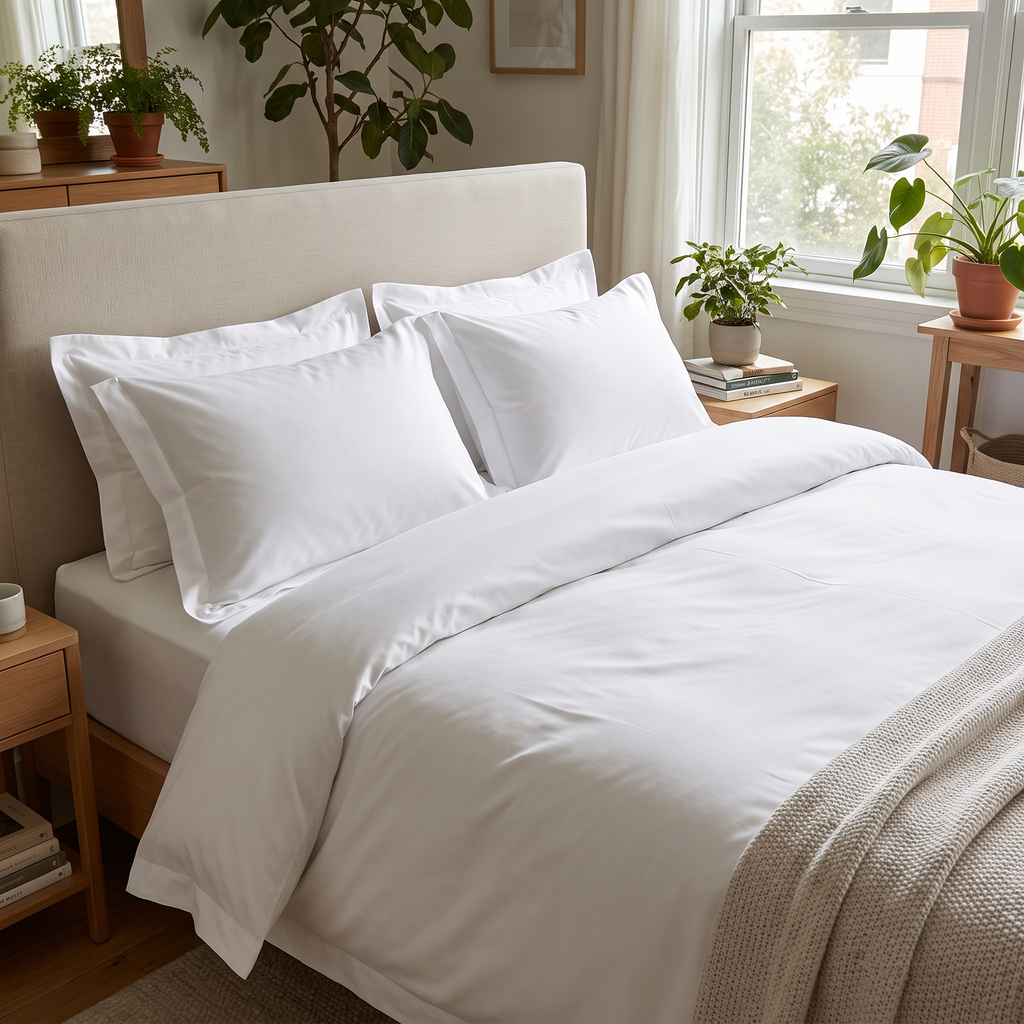 1000 Thread Count Cotton Duvet Cover Set - lifestyle