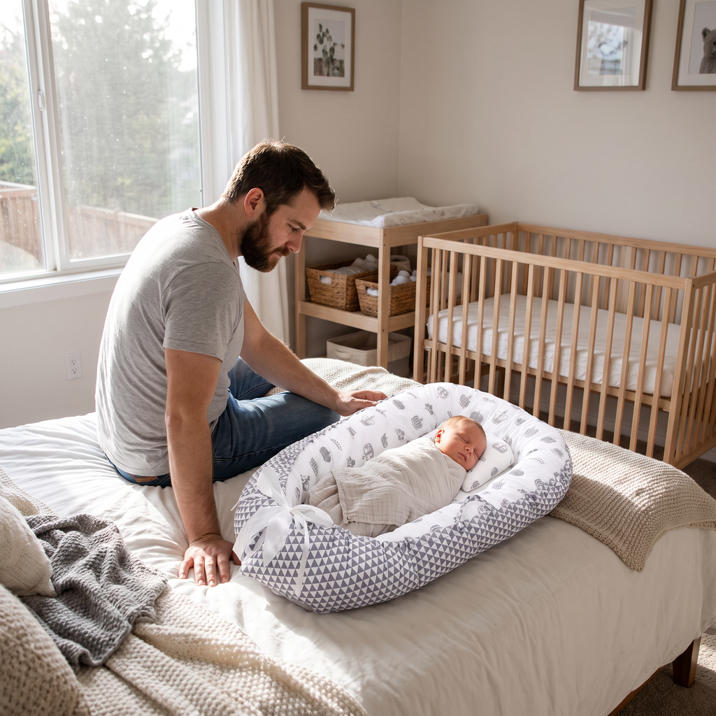 Foldable Portable Padded Baby Nest - lifestyle
