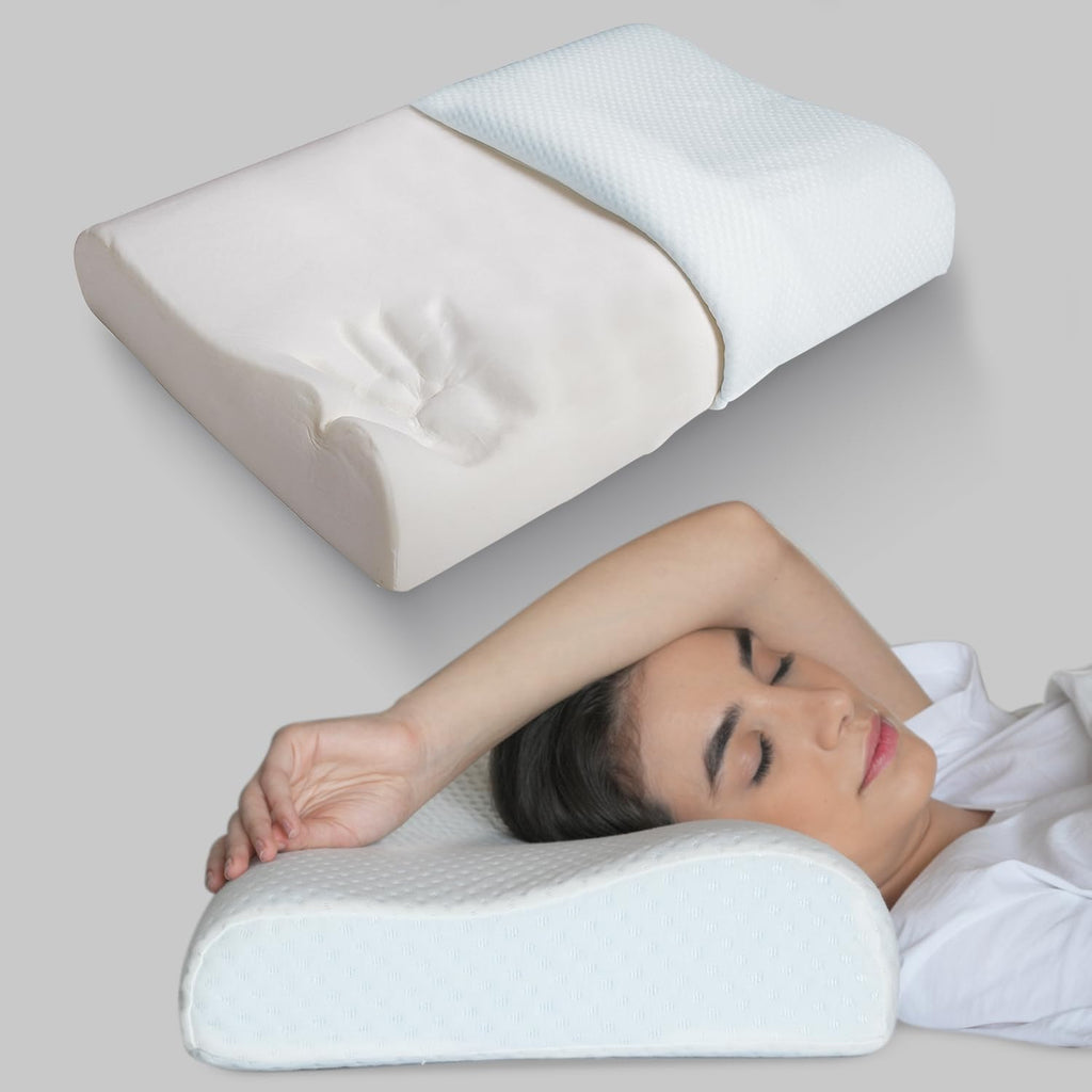 Slow-Rebound Memory Foam Contour Pillow