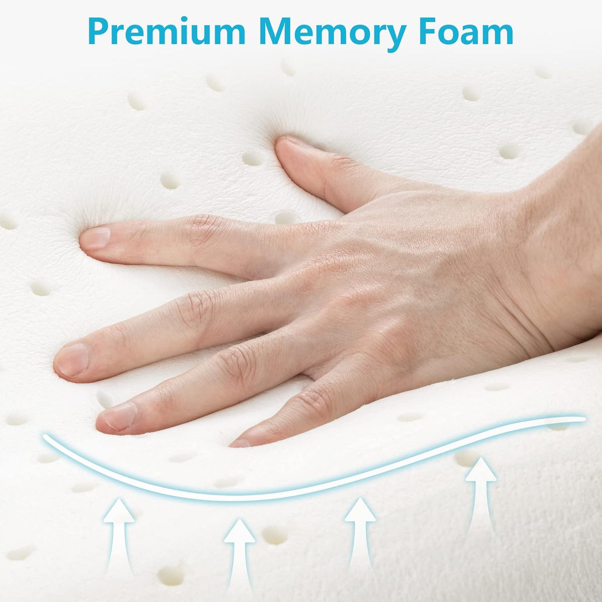 Slow-Rebound Memory Foam Contour Pillow