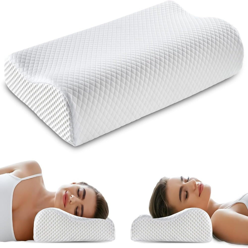 Slow-Rebound Memory Foam Contour Pillow