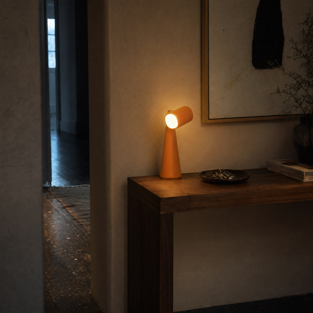 Cordless Tilting Spotlight Lamp